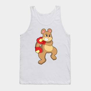 Bear at Boxing with Boxing gloves Tank Top